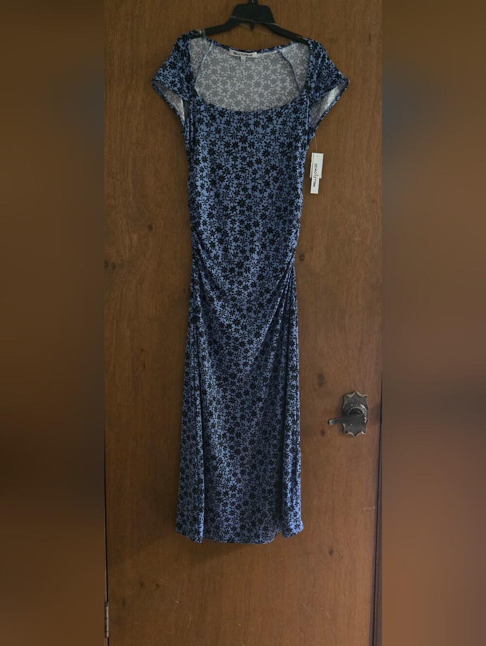 Wallflower Navy Floral Maxi Dress